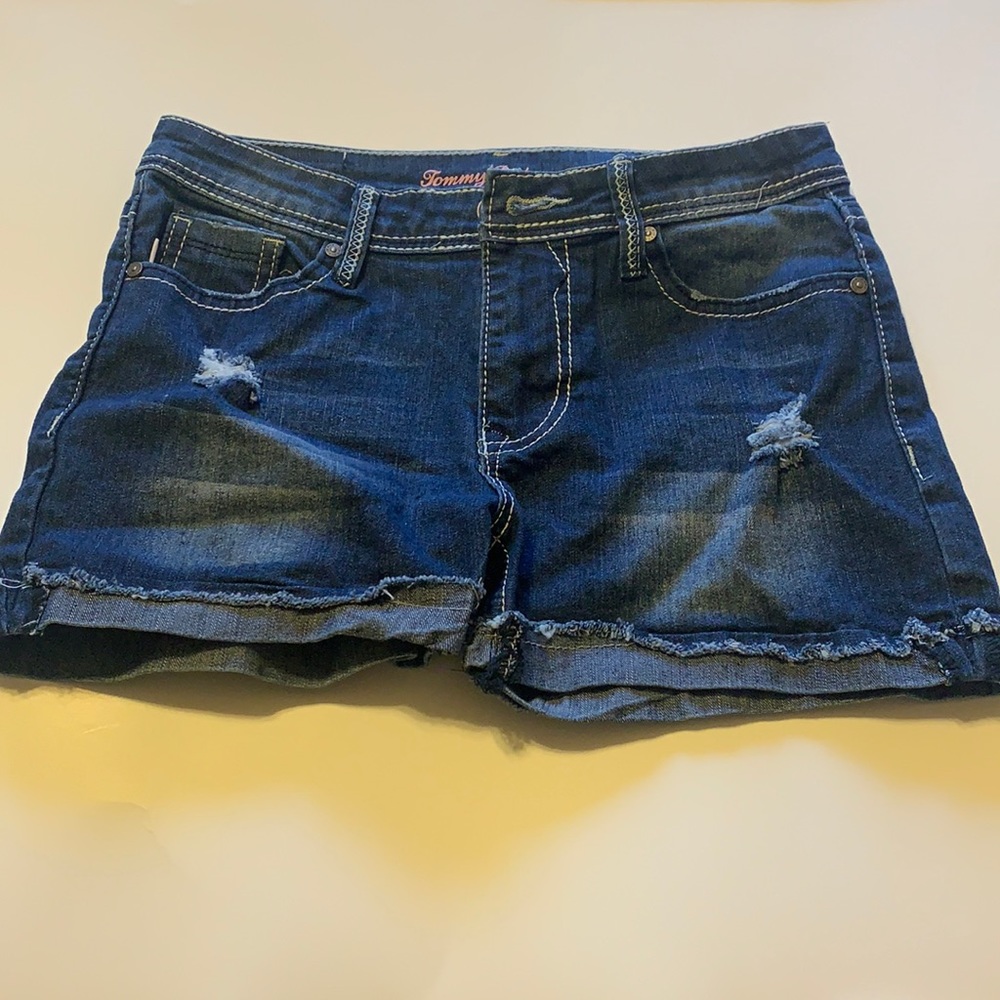 Girls Jean Shorts Distressed
